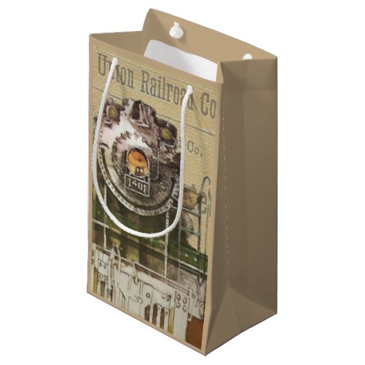  treindienstleiding klein cadeauzakje (Voorkant Gekanteld)