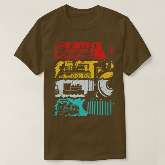  treindienstleiding locomotiv t-shirt (Design voorkant)