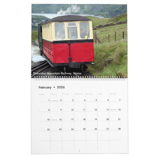 Treinen 2026 kalender (Feb 2026)