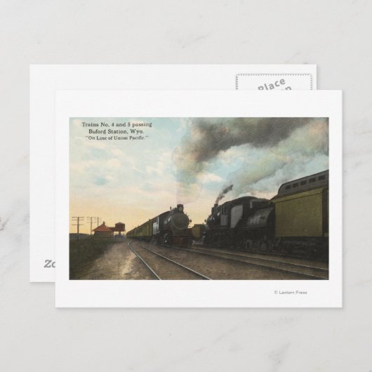 Treinen #4 en #5 Passend Briefkaart (Voorkant / Achterkant)