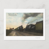 Treinen #4 en #5 Passend Briefkaart (Voorkant)