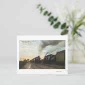 Treinen #4 en #5 Passend Briefkaart (Staand voorkant)