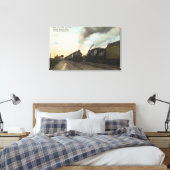 Treinen #4 en #5 Passend Canvas Afdruk (Insitu (Slaapkamer))