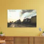 Treinen #4 en #5 Passend Canvas Afdruk (Insitu (Woonkamer))