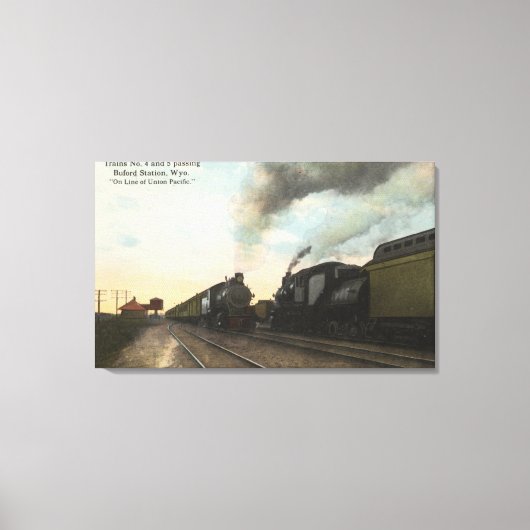 Treinen #4 en #5 Passend Canvas Afdruk (Voorkant)