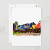 Treinen Briefkaart (Voorkant / Achterkant)