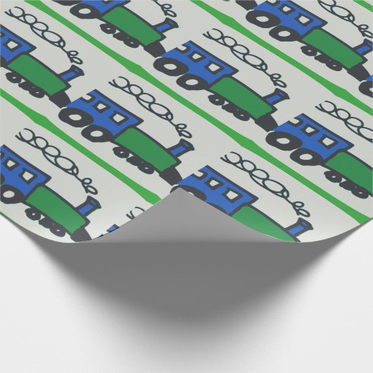 Treinen Cadeaupapier (Hoek)