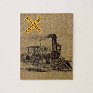  treinen Decoratieve puzzel