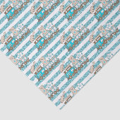 Treinen en Beren Tissuepapier (Detail)