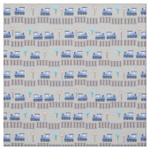 Treinen en spoorwegen stof (Swatch)