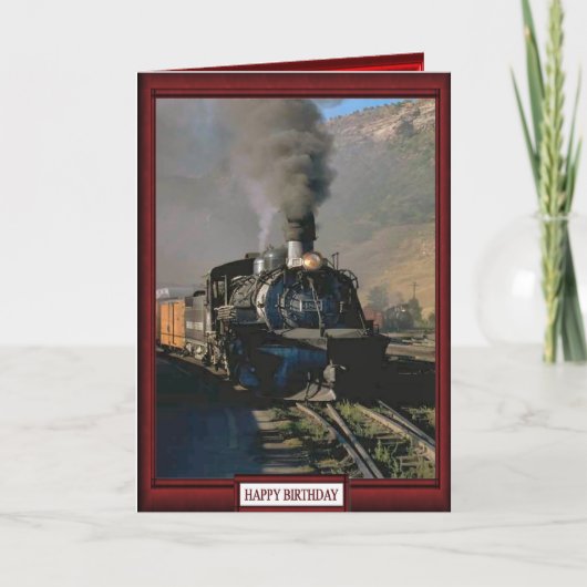 Treinen en sporen - Goederentrein Kaart (Voorkant)