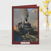 Treinen en sporen - Goederentrein Kaart (Gele Bloem)