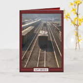 Treinen en sporen - Spoorwegopstelsporen Kaart (Gele Bloem)