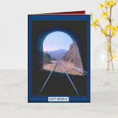 Treinen en sporen - tunnelvisie kaart (Gele Bloem)