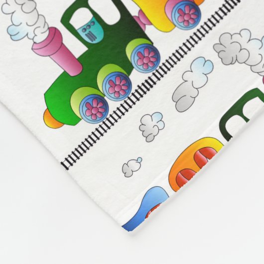 Treinen Fleece Deken (Hoek)