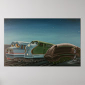 Treinen in Boston Yard Poster (Voorkant)