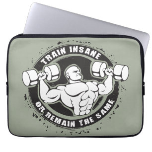 treinen in normaal of in hetzelfde gebouw laptop sleeve