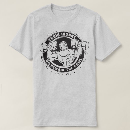 treinen in normaal of in hetzelfde gebouw t-shirt (Design voorkant)