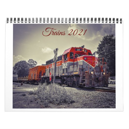 Treinen kalender 2021 (Hoes)