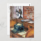 Treinen - Kantoor van de masteropleiding van het s Briefkaart (Voorkant / Achterkant)