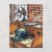 Treinen - Kantoor van de masteropleiding van het s Briefkaart (Voorkant)