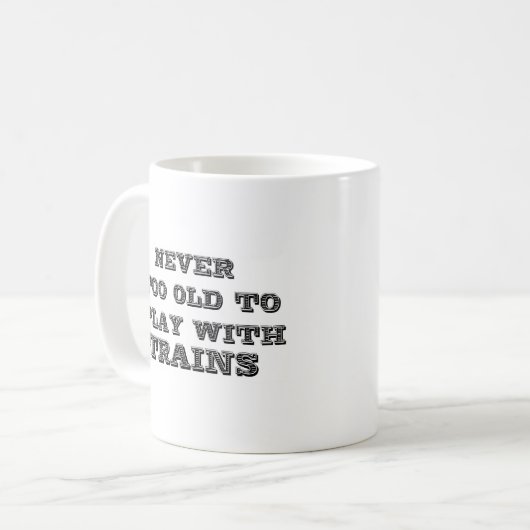 Treinen Koffiemok (Voorkant links)