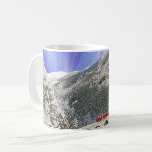 treinen koffiemok (Voorkant links)