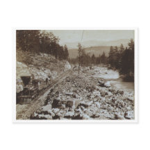 Treinen langs de Truckee