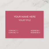 Treinen meerdere haltes maar één bestemming treine visitekaartje (Achterkant)