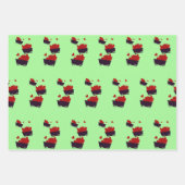 Treinen met hart inpakpapier vel (Voorkant 2)