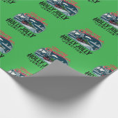  treinen met kerst cadeaupapier (Hoek)