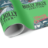  treinen met kerst cadeaupapier (Rol Hoek)