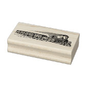 treinen met kunststempel rubberstempel (Stempel)