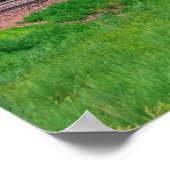 treinen met veel auto's poster (Hoek)