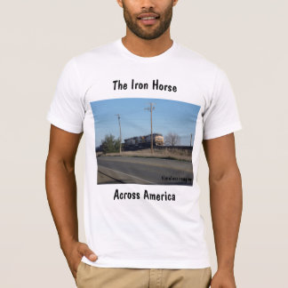 Treinen opgebouwd Amerika T-shirt, kleding, herenk T-shirt