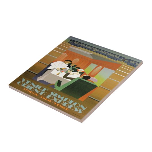 treinen, Orient Express, Tegeltje (Zijkant)