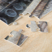 Treinen - Oude Locomotief Legpuzzel (Zijkant)