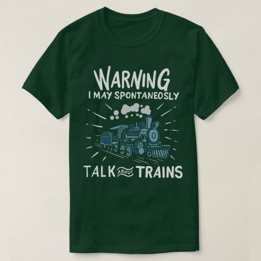 Treinen Steam Engine 1 T-shirt (Design voorkant)