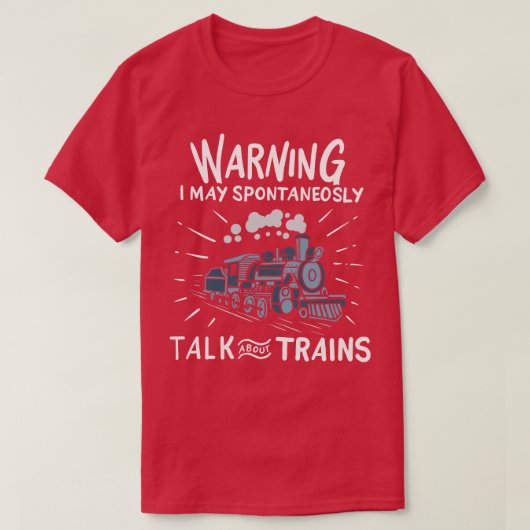 Treinen Steam-motor T-shirt (Design voorkant)