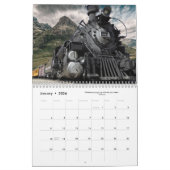 Treinen, tracks en prachtige landschappen, 12 maan kalender (Jan 2026)