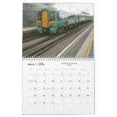 Treinen, tracks en prachtige landschappen, 12 maan kalender (Mar 2026)