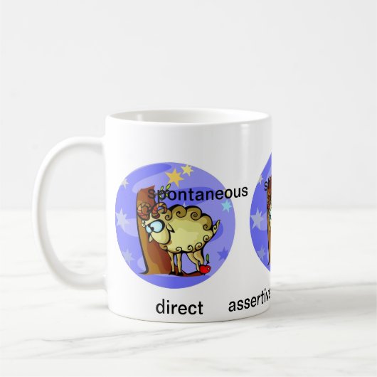  treinen trekken de Cute Cartoon Zodiac Koffiemok (Links)