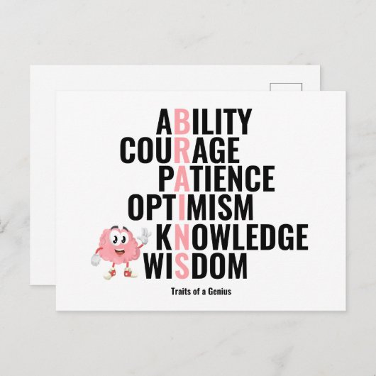 Treinen van een Genius Briefkaart (Voorkant / Achterkant)