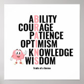 Treinen van een Genius Poster (Voorkant)