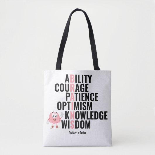 Treinen van een Genius Tote Bag (Voorkant)