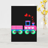 Treinen Van Liefde Volop Valentijnsdag - Treinoper Kaart (Gele Bloem)