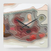 TREINEN VIERKANTE KLOK (Voorkant)