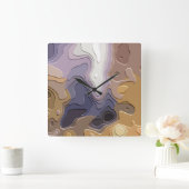 TREINEN VIERKANTE KLOK (Huis)