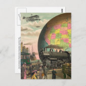 Treinen, vliegtuigen en alles anders briefkaart (Voorkant / Achterkant)