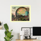 Treinen, vliegtuigen en alles anders poster (Thuiskantoor)